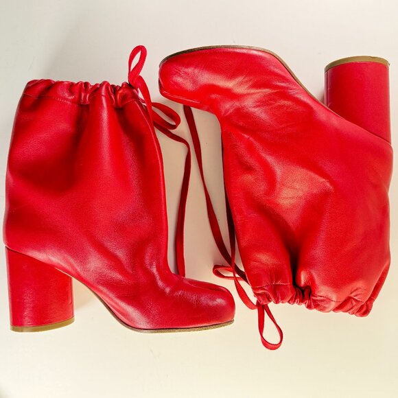 Maison Martin Margiela Shoes - Maison Margiela Tabi Drawstring Boots "Poubelle"